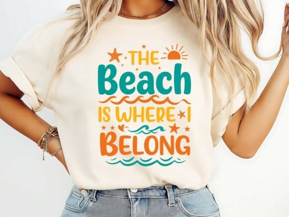 A Versatile Summer Graphic for Merchandise and Printables