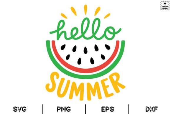 Hello Summer SVG Graphics for Crafters & Illustrations
