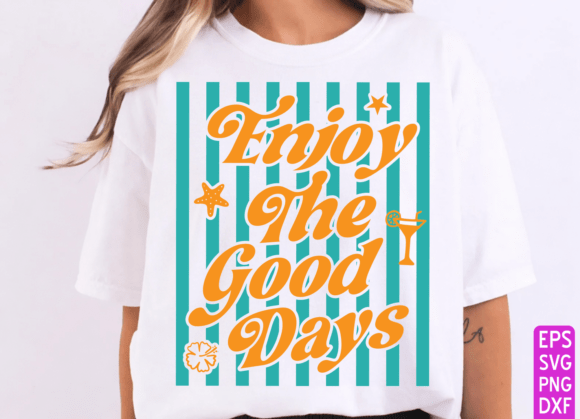 Striped Summer Graphics: Branding Beyond T-Shirt Designs