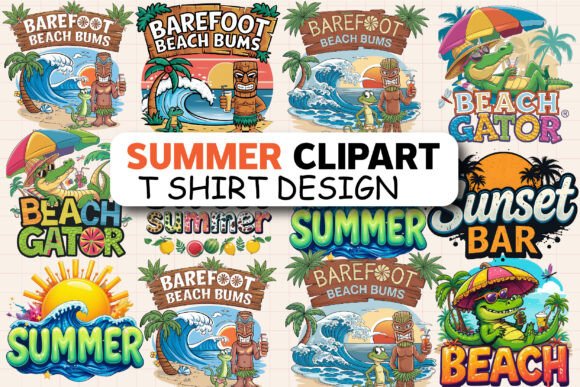 Summer Clipart Bundle: Your Ultimate Editorial Graphics Tool
