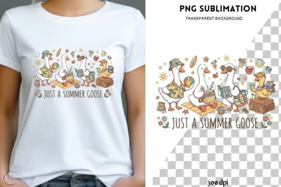 Summer Geese Graphics for Crafting Elegance