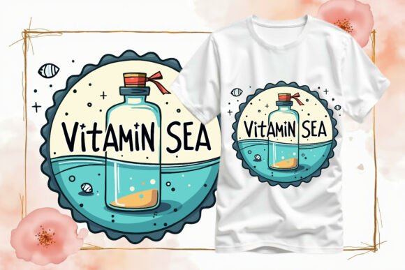 Summer Ocean Vibes Graphics for Editorial Mood
