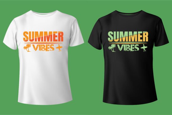 Summer Vibes-44: A Vibrant Graphic Asset for T-Shirt Designs